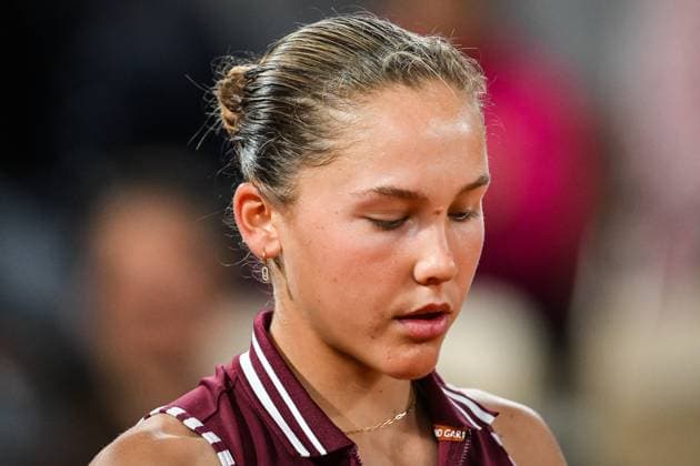 Tennis, French Open, Tag 3 May 28, 2024, Paris, France, France: Erika ANDREEVA of Russia during the third day of Roland-Garros 2024, French Open 2024, Grand Slam tennis tournament at the Roland-Garros Stadium on May 28, 2024 in Paris, France. Paris France - ZUMAm308 20240528_zsp_m308_015 Copyright: xMatthieuxMirvillex