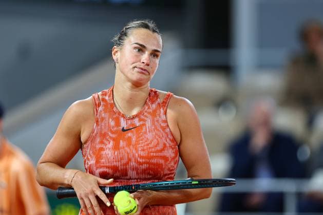Tennis, French Open, Tag 3 2024.05.28 Paryz Tenis French Open Roland Garros 2024 Erika Andreeva - Aryna Sabalenka N Z Aryna Sabalenka Foto Pawel Andrachiewicz PressFocus 2024.05.28 Paris Tennis French Open Roland Garros 2024 Erika Andreeva - Aryna Sabalenka Aryna Sabalenka Photo Pawel Andrachiewicz PressFocus NEWSPIX.PL --- Newspix.pl POLAND OUT!  20240528_PF_PA239