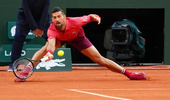 Tennis, French Open, Tag 3 Novak Djokovic in first round action French Open Tennis, Day 3, Tennis, Roland Garros, Paris, France - 28 May 2024  Copyright: xJavierxGarcia Shutterstockx 14506171fv