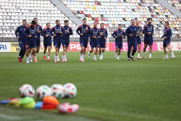 Croatia National Football Team - preparations for the UEFA EURO, EM, Europameisterschaft,Fussball 2024 Players of Croatia during training session of the Croatian national football team at the HNK Rijeka stadium in Rijeka, Croatia, on May 28, 2024. as part of preparations for the UEFA Euro 2024. NelxPavletic PIXSELL