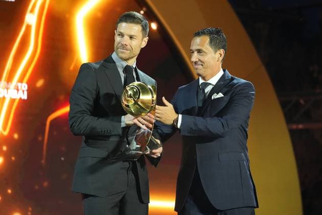 Sport Themen der Woche KW22 Sport Bilder des Tages Xavi Alonso during the Kafd Global Soccer Awards Europe Edition - Cala di Volpe ,Costa Smeralda , Sardinia . Italy - Tuesday 28 May , 2024. - Soccer .  Copyright: xSpada LaPressex