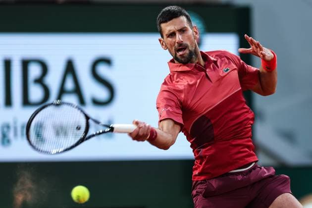 2024 French Open - Day 3 Novak Djokovic is playing against Pierre-Hugues Herbert in the first round of the men s singles at the Roland Garros French Open tennis tournament on day three in Paris, France, on May 28, 2024. Paris France  Copyright: xIbrahimxEzzatx originalFilename:ezzat-notitle240528_npfxc.jpg