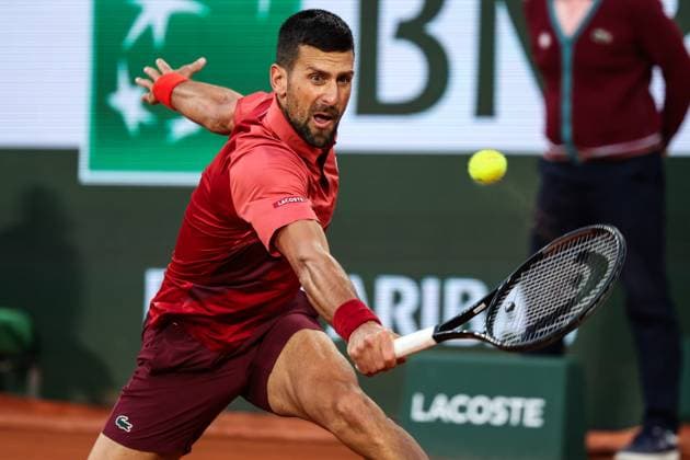 2024 French Open - Day 3 Novak Djokovic is playing against Pierre-Hugues Herbert in the first round of the men s singles at the Roland Garros French Open tennis tournament on day three in Paris, France, on May 28, 2024. Paris France  Copyright: xIbrahimxEzzatx originalFilename:ezzat-notitle240528_npjlf.jpg