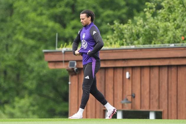 Leroy Sane Germany Blankenhain 29 05 2024 Training camp for the German national team in preparation for the European Championship, Golf Resort Weimarer Land