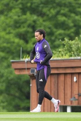 Leroy Sane Germany Blankenhain 29 05 2024 Training camp for the German national team in preparation for the European Championship, Golf Resort Weimarer Land