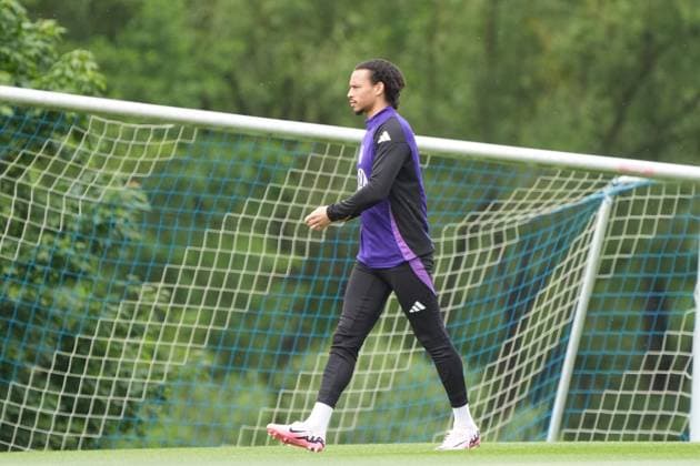 Leroy Sane Germany Blankenhain 29 05 2024 Training camp for the German national team in preparation for the European Championship, Golf Resort Weimarer Land