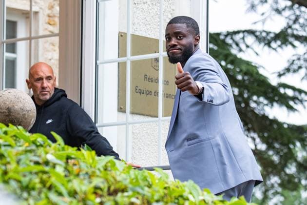 Football, France national team, arrival of the players in Clairefontaine