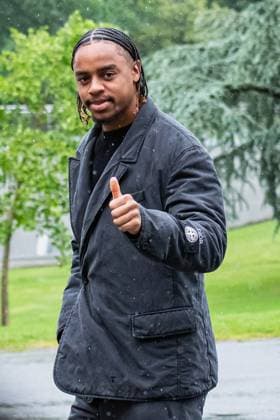 Bradley Barcola FOOTBALL : Arrivee des joueurs de l™Equipe de France - Clairefontaine - 29 05 2024 BaptisteAutissier Panoramic 