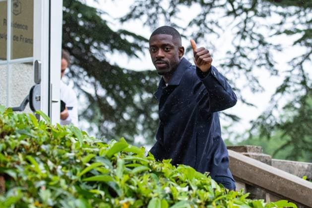 Ousmane DembÃ lÃ FOOTBALL : Arrivee des joueurs de lÂ’Equipe de France - Clairefontaine - 29 05 2024 BaptisteAutissier Panoramic 