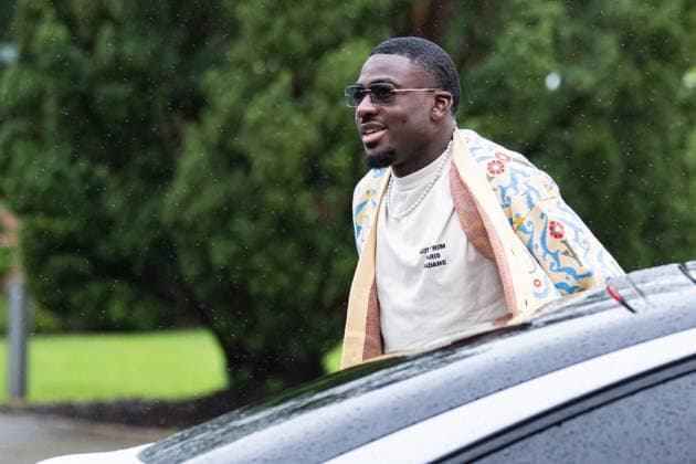 Youssouf Fofana FOOTBALL : Arrivee des joueurs de lÂ’Equipe de France - Clairefontaine - 29 05 2024 BaptisteAutissier Panoramic 