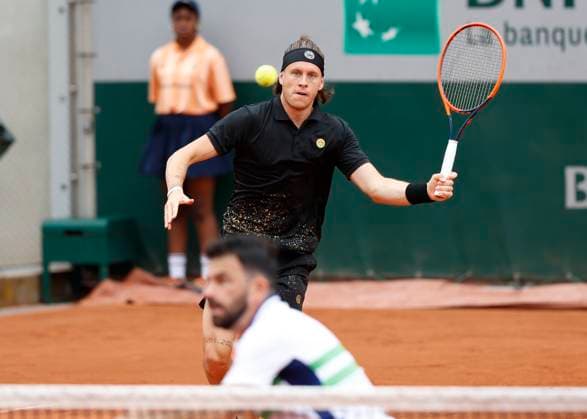 Romain Arneodo Sam Weissborn, Mens Doubles Tennis French Open 2024 Roland Garros Paris France 29 May 2024 Copyright: xJuergenxHasenkopfx
