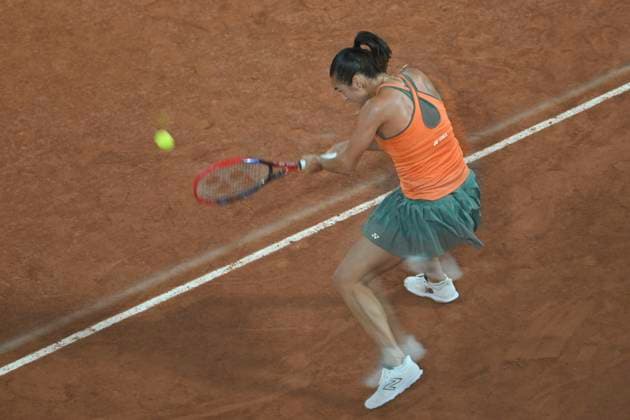 Sofia Kenin (USA) Vs Caroline Garcia (FRA) TENNIS : Roland Garros 2024 - 29 05 2024 MichaelBaucher Panoramic 