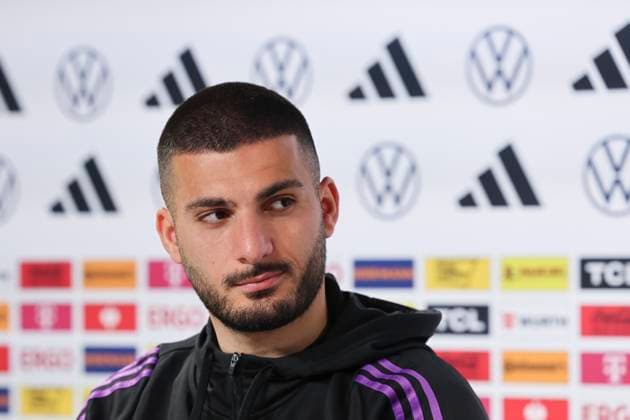 Deniz Undav answers questions from journalists, press conference day 3, training camp of the German national team, Schloss, 29 05 2024, Blankenhain, Germany