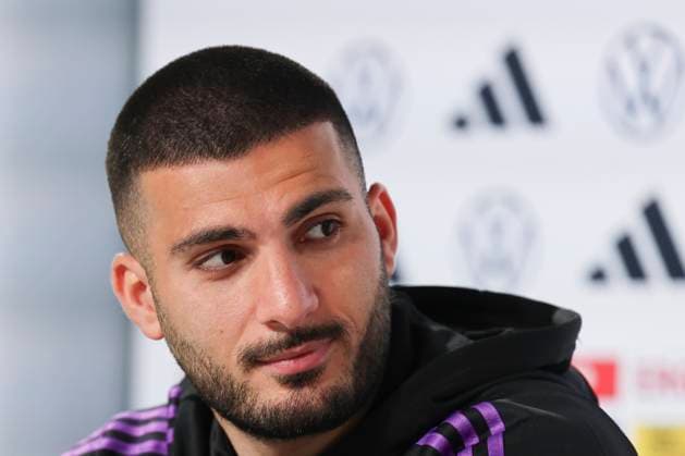 Deniz Undav answers questions from journalists, press conference day 3, training camp of the German national team, Schloss, 29 05 2024, Blankenhain, Germany