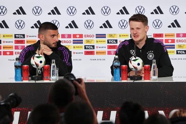 Football, Germany national team training camp in Blankenhain, Press conference