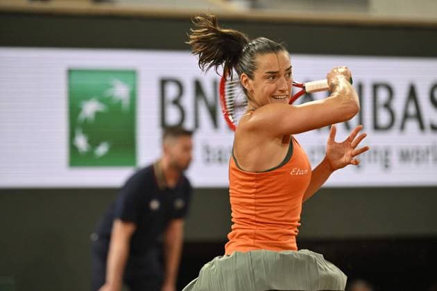 Tennis : Roland Garros 2024 - Caroline Garcia - France Tennis : Roland Garros 2024 - France - 29 05 2024 ChrysleneCaillaud Panoramic 