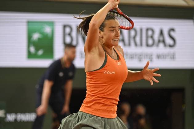 Tennis : Roland Garros 2024 - Caroline Garcia - France Tennis : Roland Garros 2024 - France - 29 05 2024 ChrysleneCaillaud Panoramic 