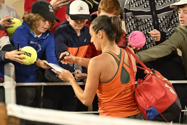 Tennis : Roland Garros 2024 - Caroline Garcia - France Tennis : Roland Garros 2024 - France - 29 05 2024 ChrysleneCaillaud Panoramic 