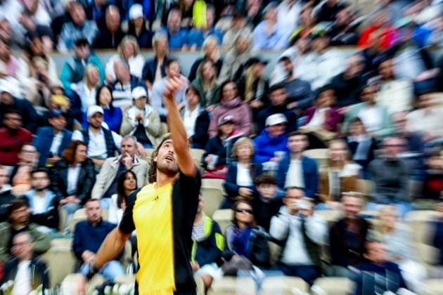 TENNIS - French Open 2024 PARIS,FRANCE,29.MAY.24 - TENNIS - ATP, Tennis Herren World Tour, French Open, Roland Garros, Grand Slam. Image shows Stefanos Tsitsipas (GRE).  GEPAxpictures xPatrickxSteiner
