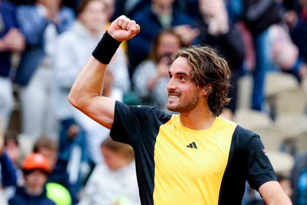 TENNIS - French Open 2024 PARIS,FRANCE,29.MAY.24 - TENNIS - ATP, Tennis Herren World Tour, French Open, Roland Garros, Grand Slam. Image shows Stefanos Tsitsipas (GRE).  GEPAxpictures xPatrickxSteiner