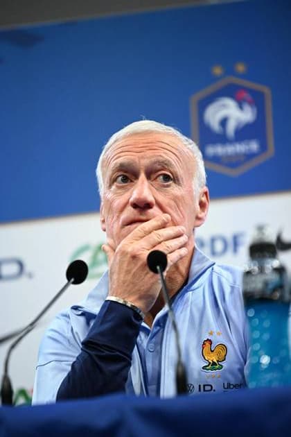 Didier Deschamps press conference, PK, Pressekonferenz - Clairefontaine Fance s head coach Didier Deschamps gives a press conference at French national soccer center in Clairefontaine near Paris, France on May 29, 2024. Photo by Eliot Blondet ABACAPRESS.COM Clairefontaine France  Copyright: xBlondetxEliot ABACAx