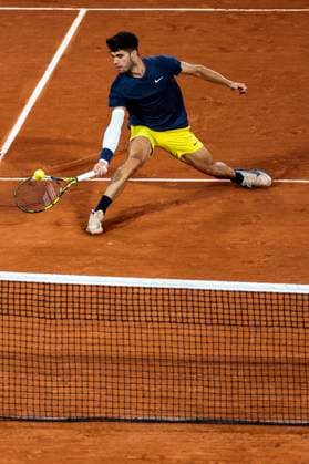 TENNIS - French Open 2024 PARIS,FRANCE,29.MAY.24 - TENNIS - ATP, Tennis Herren World Tour, French Open, Roland Garros, Grand Slam. Image shows Carlos Alcaraz (ESP).  GEPAxpictures xPatrickxSteiner