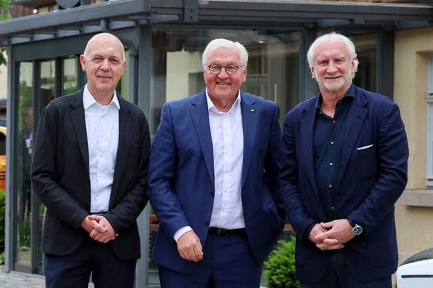 EURO 2024, Germany national team, German President Frank-Walter Steinmeier comes to visit