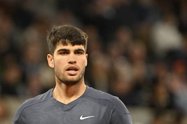 Tennis : Roland Garros 2024 - Carlos Alcaraz - Espagne Tennis : Roland Garros 2024 - France - 29 05 2024 ChrysleneCaillaud Panoramic 