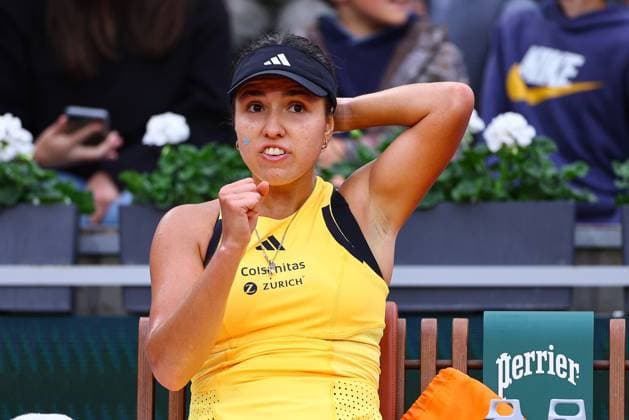 2024.05.29 Paryz Tenis French Open Roland Garros 2024 Camila Osorio - Ons Jabeur N Z Camila Osorio Foto Pawel Andrachiewicz PressFocus 2024.05.29 Paris Tennis French Open Roland Garros 2024 Camila Osorio - Ons Jabeur Camila Osorio Photo Pawel Andrachiewicz PressFocus NEWSPIX.PL --- Newspix.pl POLAND OUT!  20240529_PF_PA185