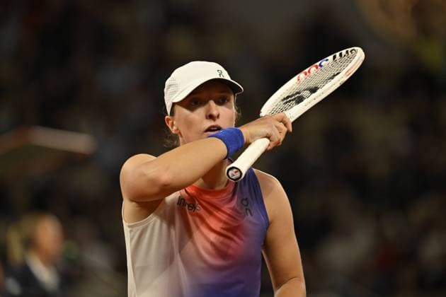 Tennis : Roland Garros 2024 - Iga Swiatek - Pologne Tennis : Roland Garros 2024 - France - 29 05 2024 ChrysleneCaillaud Panoramic 