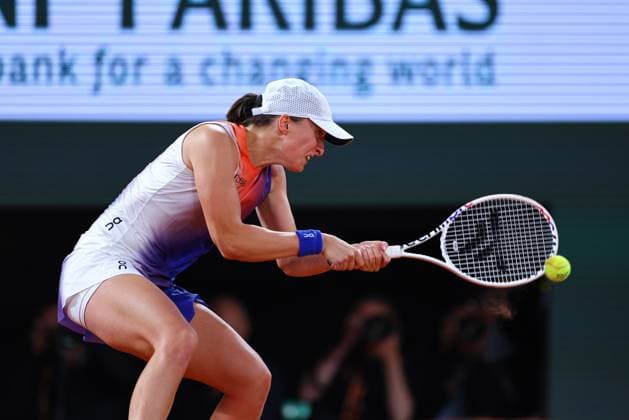 2024.05.29 Paryz Tenis French Open Roland Garros 2024 Iga Swiatek - Naomi Osaka N Z Iga Swiatek Foto Pawel Andrachiewicz PressFocus 2024.05.29 Paris Tennis French Open Roland Garros 2024 Iga Swiatek - Naomi Osaka Iga Swiatek Photo Pawel Andrachiewicz PressFocus NEWSPIX.PL --- Newspix.pl POLAND OUT!  20240529_PF_PA299