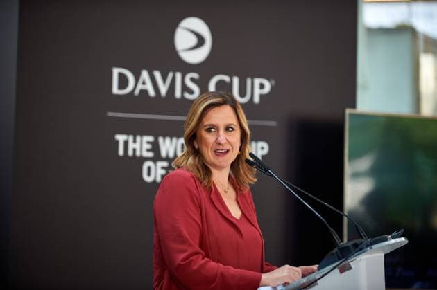 Tennis, Davis Cup, ITF press conference on the group stage in Valencia
