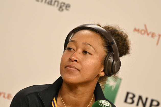 Tennis : Roland Garros 2024 - Naomi Osaka - Japon - press conference, PK, Pressekonferenz Tennis : Roland Garros 2024 - France - 29 05 2024 ChrysleneCaillaud Panoramic 