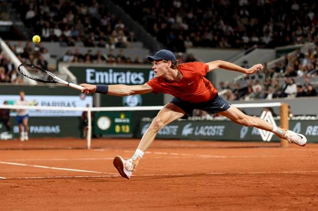 TENNIS - French Open 2024 PARIS,FRANCE,28.MAY.24 - TENNIS - WTA, Tennis Damen Tour, French Open, Roland Garros, Grand Slam. Image shows Jannik Sinner (ITA).  GEPAxpictures xPatrickxSteiner