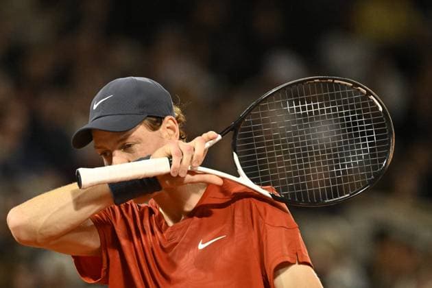 Tennis : Roland Garros 2024 - Jannick Sinner - Italie Tennis : Roland Garros 2024 - France - 29 05 2024 ChrysleneCaillaud Panoramic 