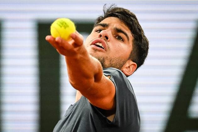 May 29, 2024, Paris, France, France: Carlos ALCARAZ of Spain during the fourth day of Roland-Garros 2024, French Open 2024, Grand Slam tennis tournament at the Roland-Garros Stadium on May 29, 2024 in Paris, France. Paris France - ZUMAm308 20240529_zsp_m308_029 Copyright: xMatthieuxMirvillex