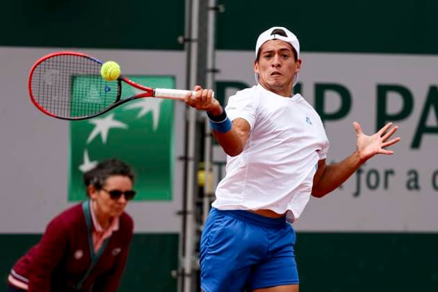 TENNIS - French Open 2024 PARIS,FRANCE,30.MAY.24 - TENNIS - ATP, Tennis Herren World Tour, French Open, Roland Garros, Grand Slam. Image shows Sebastian Baez (ARG).  GEPAxpictures xPatrickxSteiner