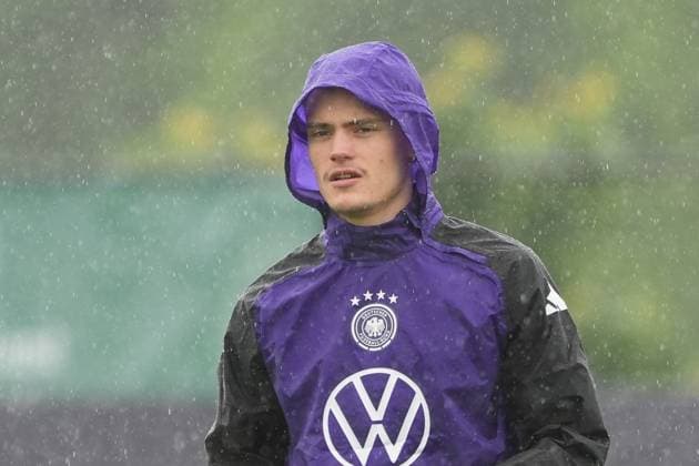 Florian Wirtz Germany Germany in the rain Blankenhain 30 05 2024 Training camp for the German national team in preparation for the European Championship, Golf Resort Weimarer Land