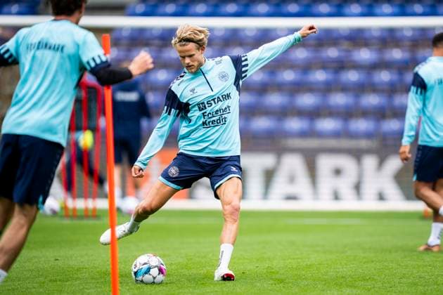 Morten Hjulmand The danish men s national football team is training at Broendby Stadium on Thursday, May 30, 2024 The team is preparing for the UEFA EURO 2024 European Football Championship Photo Ida Marie Odgaard Ritzau Scanpix , Broendby Denmark  Copyright: RitzauxScanpix IdaxMariexOdgaardx spdk20240530-114107-L
