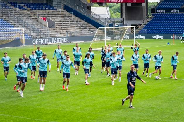 The Danish national football team trains at Broendby Stadium on Thursday, May 30, 2024 The team is preparing for the UEFA EURO 2024 European Football Championship Photo Ida Marie Odgaard Ritzau Scanpix , Broendby Denmark  Copyright: RitzauxScanpix IdaxMariexOdgaardx spdk20240530-112517-L