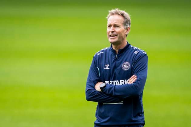 National Coach Kasper Hjulmand, as the national football team trains at Broendby Stadium on Thursday, May 30, 2024 The team is preparing for the UEFA EURO 2024 European Football Championship Photo Ida Marie Odgaard Ritzau Scanpix , Broendby Denmark  Copyright: RitzauxScanpix IdaxMariexOdgaardx spdk20240530-112637-L