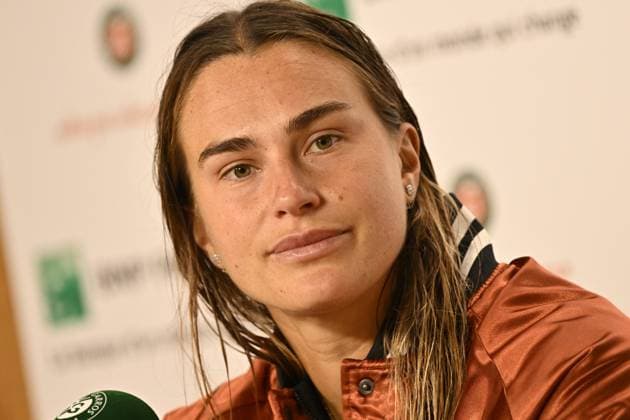 Tennis : Roland Garros 2024 - Aryan Sabalenka - Bielorussie Tennis : Roland Garros 2024 - France - 30 05 2024 ChrysleneCaillaud Panoramic 