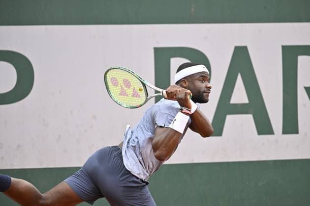 Tennis : Roland Garros 2024 - Frances Tiafoe - Usa Tennis : Roland Garros 2024 - France - 30 05 2024 ChrysleneCaillaud Panoramic 