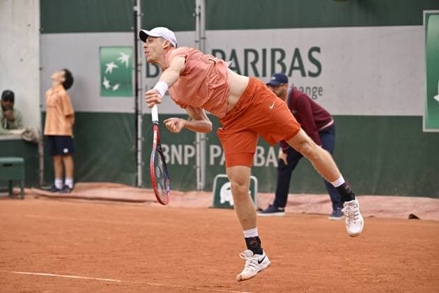 Tennis : Roland Garros 2024 - Denis Shapovalov - Canada Tennis : Roland Garros 2024 - France - 30 05 2024 ChrysleneCaillaud Panoramic 