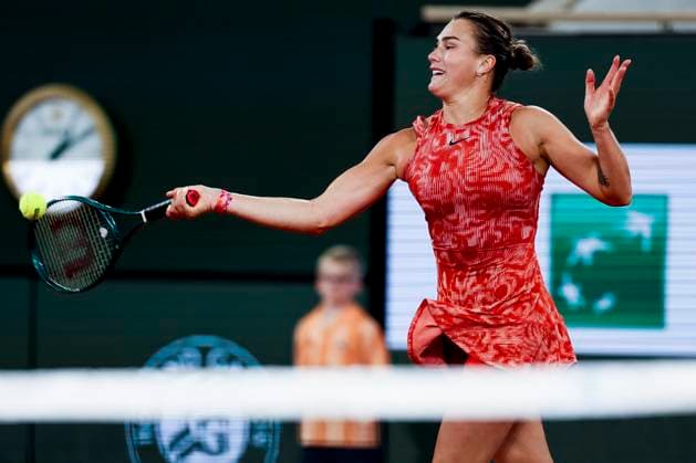 TENNIS - French Open 2024 PARIS,FRANCE,30.MAY.24 - TENNIS - WTA, Tennis Damen Tour, French Open, Roland Garros, Grand Slam. Image shows Aryna Sabalenka ( ).  GEPAxpictures xPatrickxSteiner