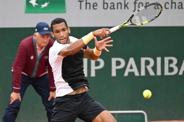 Felix Auger-Aliassime (CAN) TENNIS : Roland Garros 2024 - 30 05 2024 MichaelBaucher Panoramic 