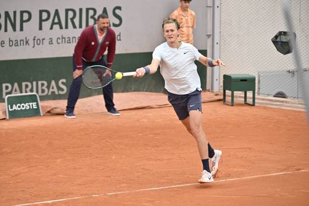 Tennis : Roland Garros 2024 - Sebastian Korda - Usa Tennis : Roland Garros 2024 - France - 30 05 2024 ChrysleneCaillaud Panoramic 