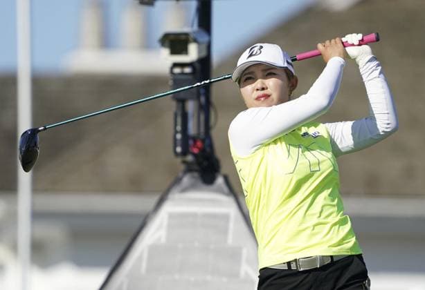 Golf: U.S. Women s Open Ayaka Furue of Japan hits the first tee during the first round of the U.S. Women s Open at Lancaster Country Club in Lancaster, Pennsylvania, on May 30, 2024.  A14AA0002935897P