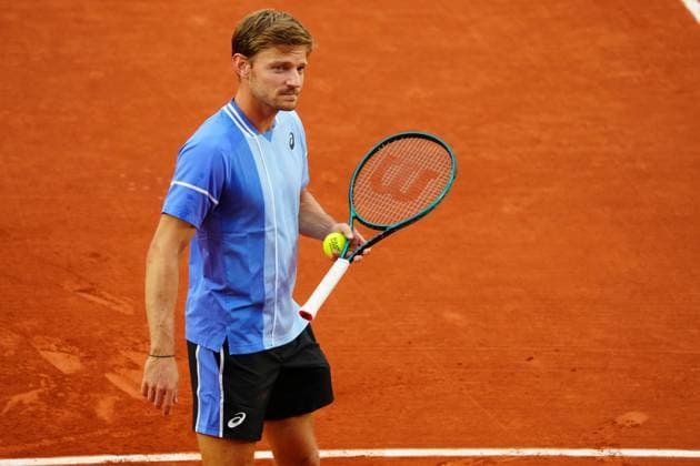 David Goffin in second round action French Open Tennis, Day 5, Tennis, Roland Garros, Paris, France - 30 May 2024  Copyright: xJavierxGarcia Shutterstockx 14513421aj