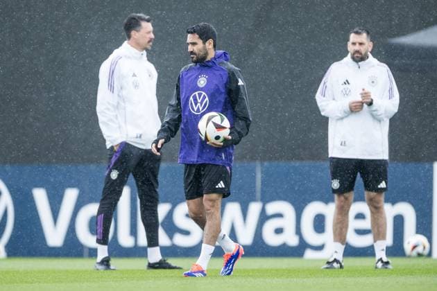DFB training camp training 30 05 2024 Ilkay Gündogan Germany with ball DFB training camp training Blankenhain, Golf Spa Resort Weimarer Land on 30 05 2024 Copyright: xBEAUTIFULxSPORTS Wunderlx